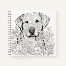 Labrador Retriever Spiral Notebook Notizbuch
