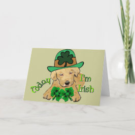 Labrador Retriever St Patricks Day Karte