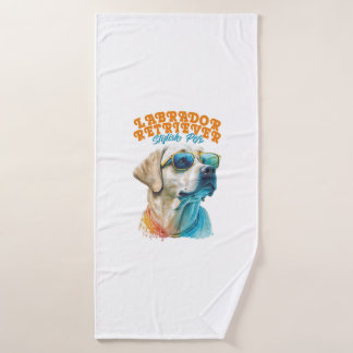 Labrador Retriever Stilvolle Haustiere Badehandtuch