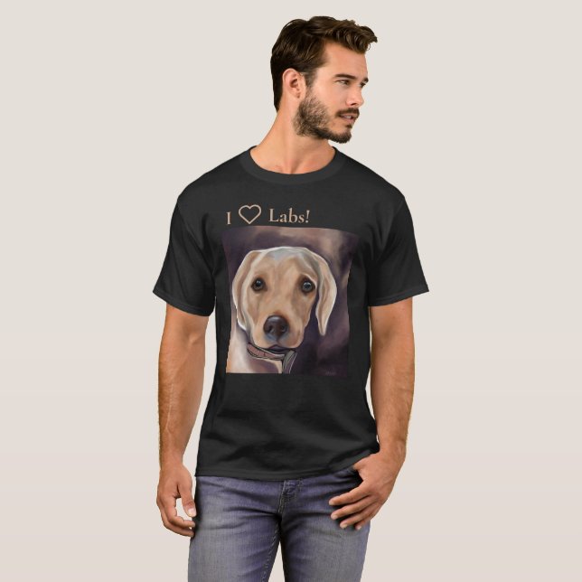 Labrador Retriever T-Shirt (Vorne ganz)
