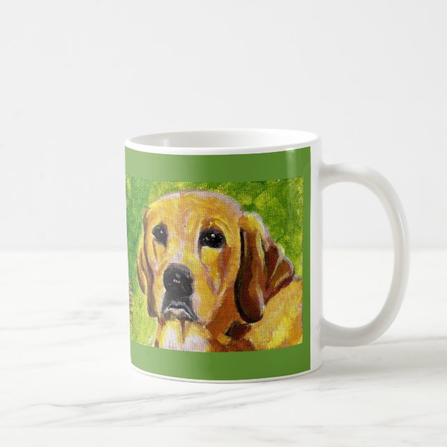 Labrador-Retriever-Tasse Kaffeetasse (Rechts)