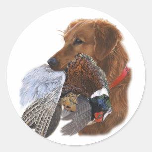 Labrador Retriever The Ultimate Bird Dog Runder Aufkleber