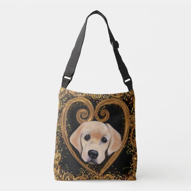 Labrador Retriever Tragetaschen Mit Langen Trägern (Vorderseite)