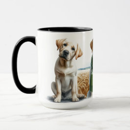 Labrador Retriever Trio Christmas Coffee Mug Cup