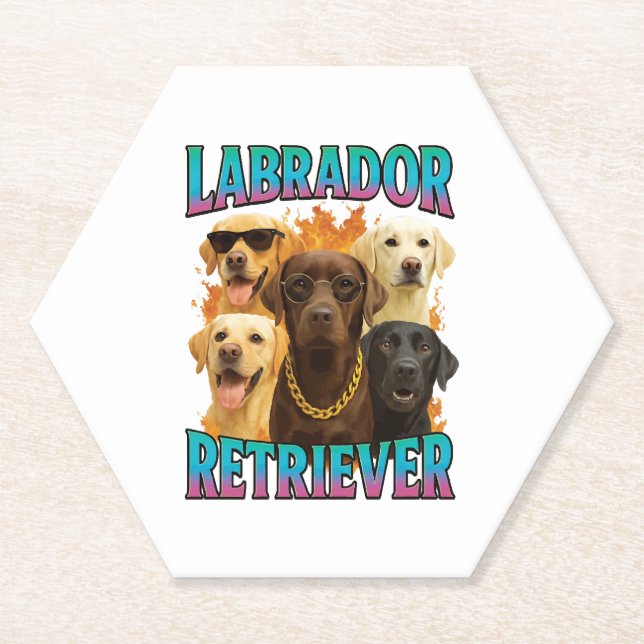 Labrador Retriever Untersetzer (Vorderseite)