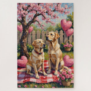 Labrador Retriever Valentinstag-Kunst