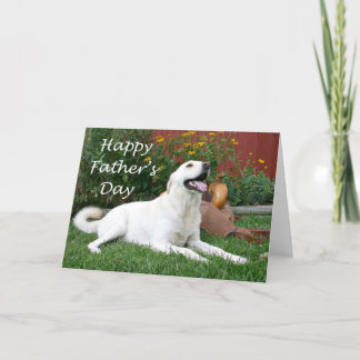 Labrador Retriever Vatertag Card Karte