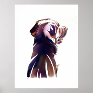 Labrador Retriever Wandkunst Poster Hunde Liebhabe