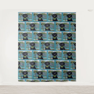Labrador Retriever Wandteppich