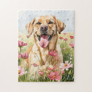 Labrador Retriever Wasserfarben-Puzzle