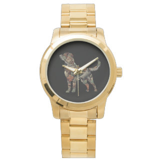 Labrador Retriever Watch, Camouflage Watch Men Armbanduhr