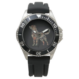 Labrador Retriever Watch, Camouflage Watch Men Armbanduhr