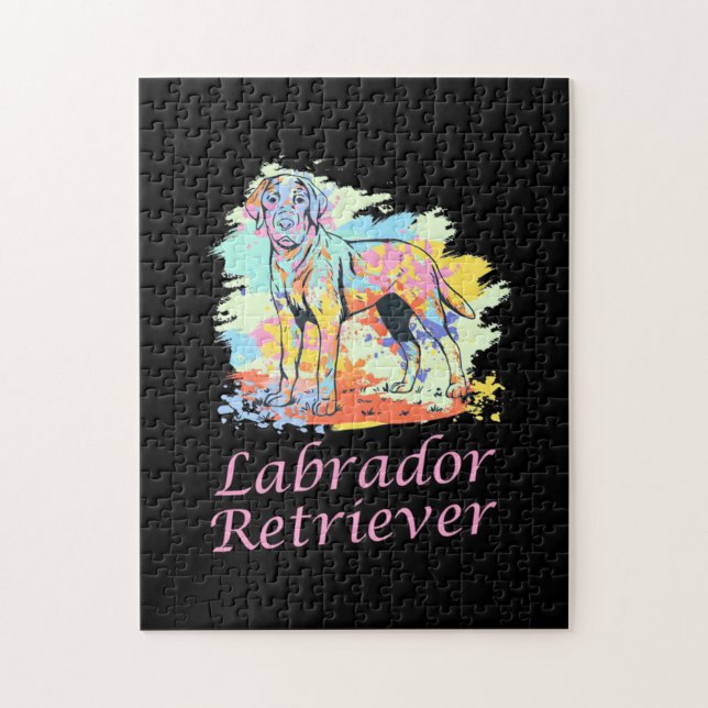 Labrador Retriever Watercolor (Vertikal)