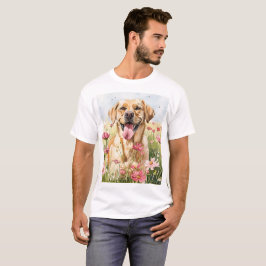  Labrador Retriever Watercolor Men's T-Shirt