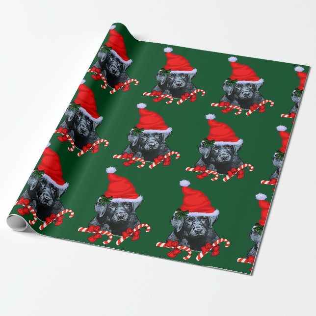 Labrador Retriever Weihnachten Geschenkpapier (Ungerollt)