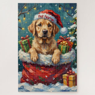 Labrador Retriever Weihnachten Santa-Tasche Abente