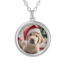 Labrador Retriever Weihnachten Versilberte Kette