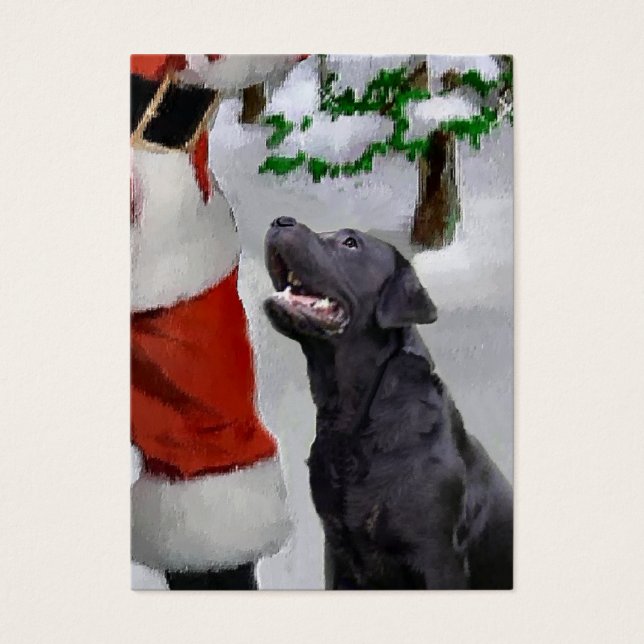 Labrador Retriever Weihnachtsgeschenke (Vorderseite)