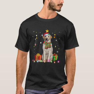 Labrador Retriever Weihnachtsmann Weihnachtsbaum L T-Shirt