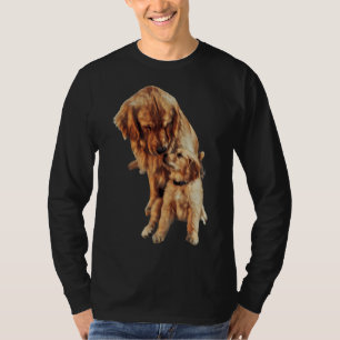 Labrador Retriever Welpe mit Mutter T-Shirt