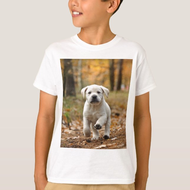Labrador Retriever Welpe T-Shirt (Vorderseite)