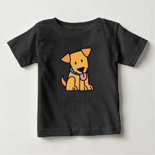 Labrador Retriever Welpenhund sitzt goldfarbenes n Baby T-shirt