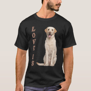 Labrador Retriever women Men Kids White Labrador D T-Shirt