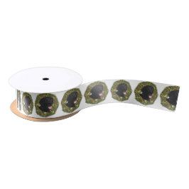 Labrador Retriever Wreath Satinband