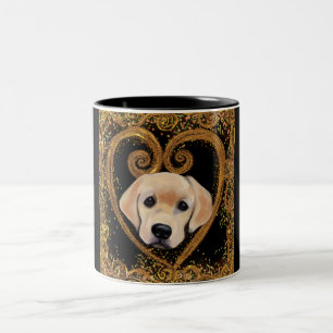 Labrador Retriever Zweifarbige Tasse