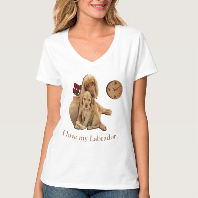 Labrador retrievers T-Shirt (Vorderseite)