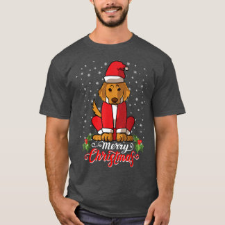 Labrador Retriver Dog Greets Frohe Weihnachten Wei T-Shirt