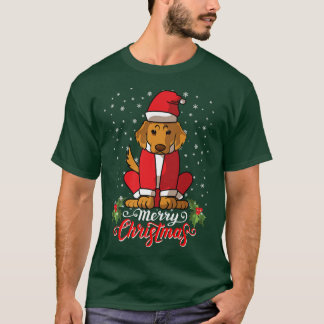 Labrador Retriver Dog Greets Frohe Weihnachten Wei T-Shirt