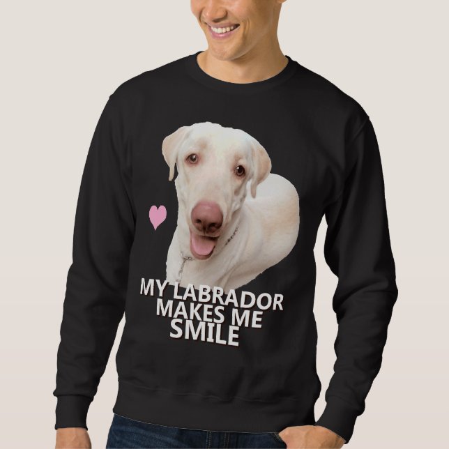 Labrador Smile Sweatshirt (Vorderseite)