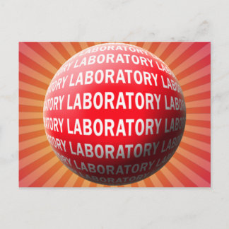 LABRADOR SPHERE 'O BLUT - LABORLOGO POSTKARTE
