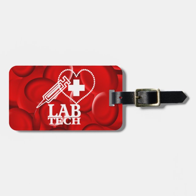 LABRADOR TECH HERZSYRINGE-LOGIK GEPÄCKANHÄNGER (Vorderseite horizontal)