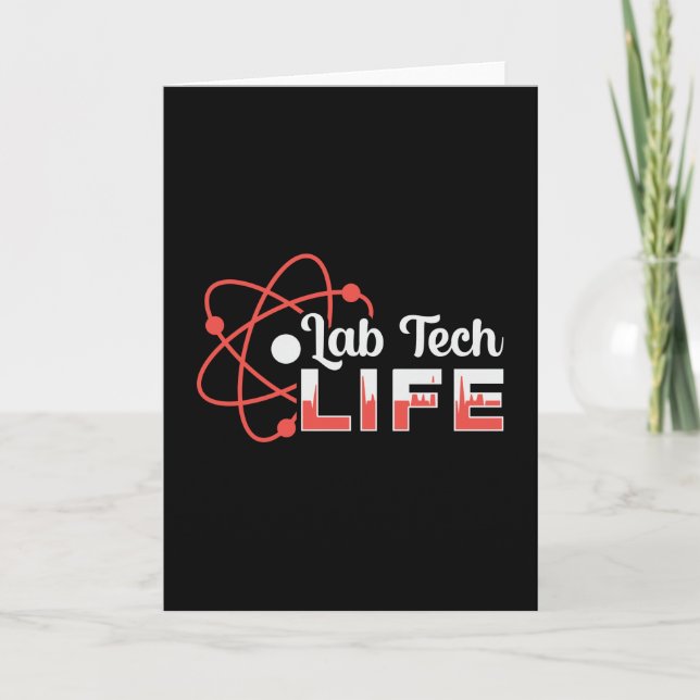 Labrador Tech Life Laboratory Science Technician G Karte (Vorderseite)