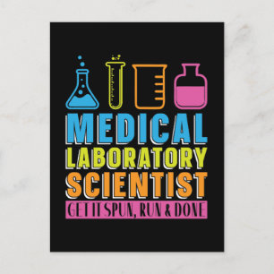 Labrador Tech Medical Laboratories Technician Chem Feiertagspostkarte