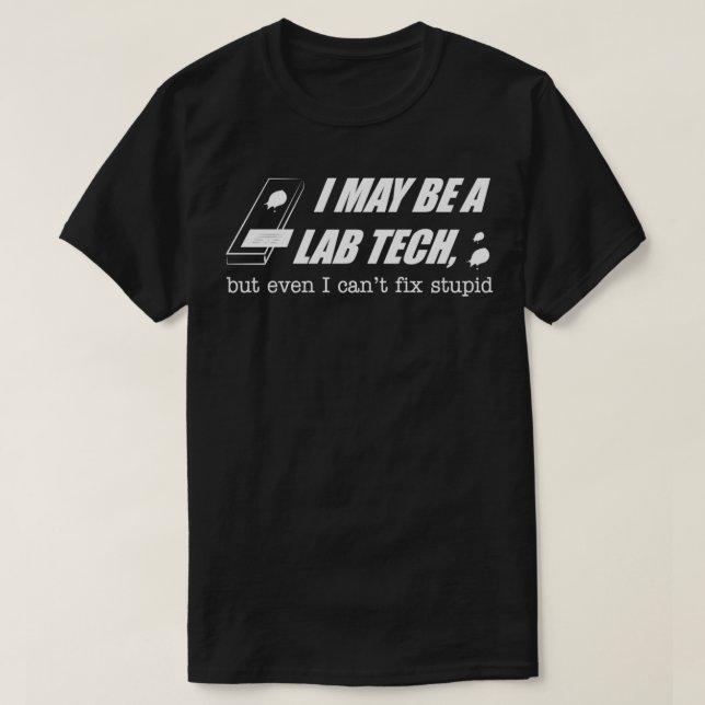 Labrador Tech Medical Labrador Technologe Funny Zi T-Shirt (Design vorne)