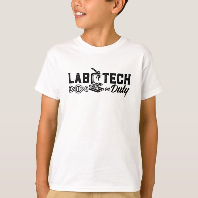 Labrador Tech on Duty Science Laborcian T-Shirt (Vorderseite)