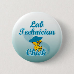 Labrador Techniker Chick #3 Button
