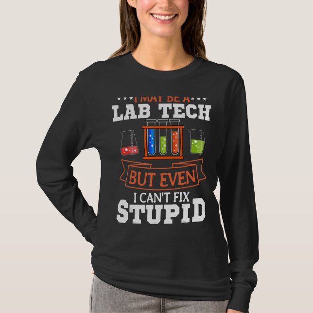 Labrador Techniker Laborassistent Medizinischer Fa T-Shirt (Vorderseite)