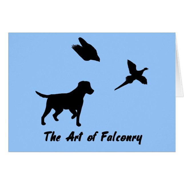 Labrador und Falcony (Vorderseite (Horizontal))
