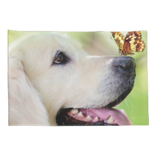 Labrador und Schmetterlingswirbel Kissen Kissenbezug