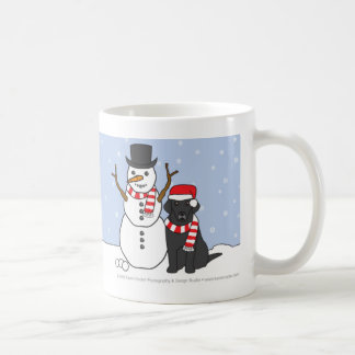 Labrador- und Snowman-Tasse Kaffeetasse