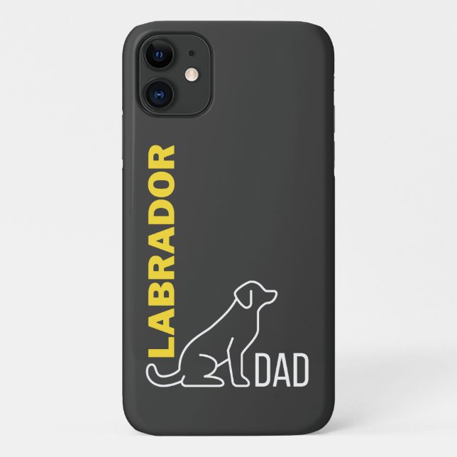 Labrador Vater, Hunde-Vater-Geschenk, Labrador Ret Case-Mate iPhone Hülle (Rückseite)