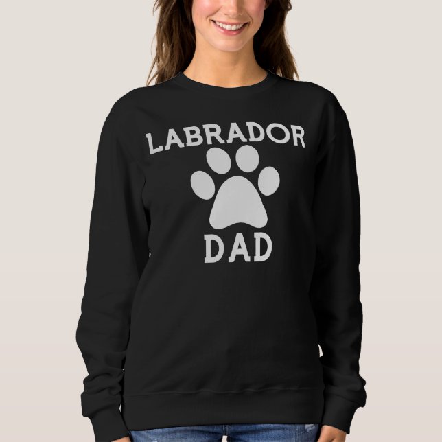 Labrador Vater Paw Sweatshirt (Vorderseite)