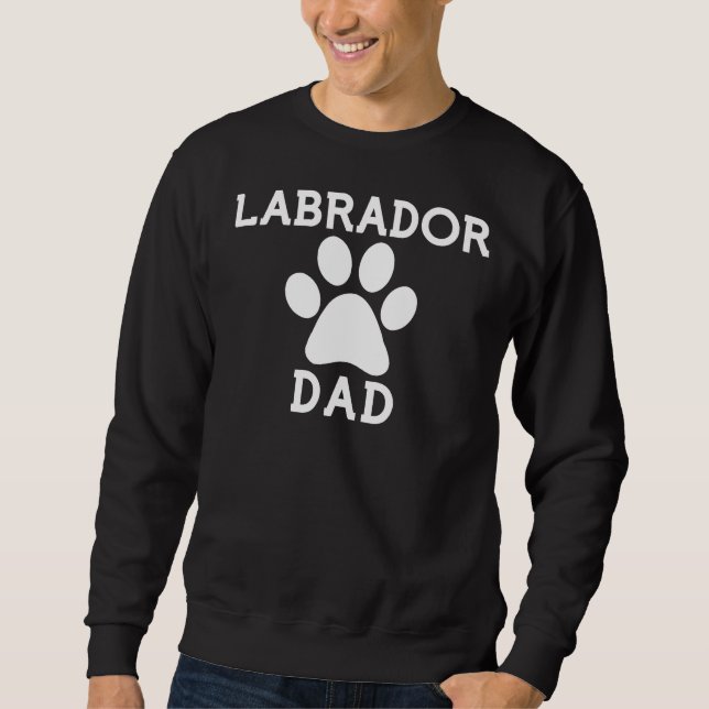 Labrador Vater Paw Sweatshirt (Vorderseite)