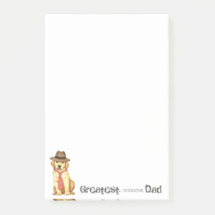 Labrador-Vater Post-it Klebezettel