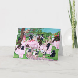 Labrador Wedding Karte