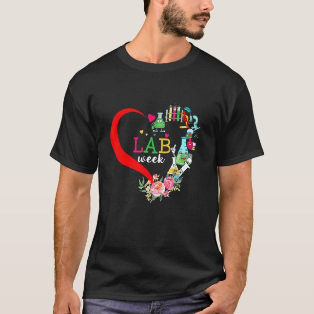 Labrador Week 2022 Laboratory Tech Heart Technolog T-Shirt (Vorderseite)